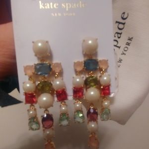 kate spade drop earrings NEW